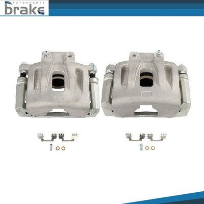 2Pcs Front Disc Brake Calipers w/Bracket For 2012 - 2021 CHRYSLER 300 RWD
