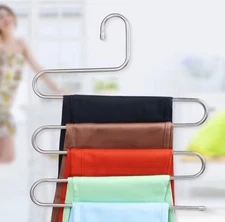 3Stainless Steel Pants Rack Five-Layer Multi-Functional Hanger Multi-Layer Pants