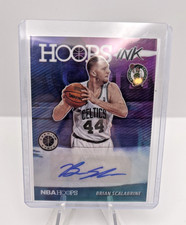 2019-20 Panini NBA Hoops Premium Stock Hoops Ink Brian Scalabrine Auto #HI-BSC