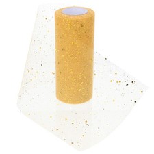1 Roll Shiny Mesh Roll Sequin Tulle Roll Glitter Gauze Roll Decorative Tulle DIY