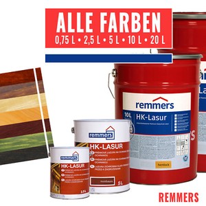Remmers Aidol Hk Lasur Holzlasur Holzschutz Alle Farben 0 75 L 2 5 L 5 L 10 L Ebay