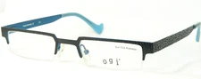 Ogi MOD 2213 COL. 615 BLACK / BLUE EYEGLASSES GLASSES METAL FRAME 48-20-145mm