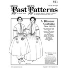 Past Patterns 0811-16-20 - Early 1850s Bloomer Costume Pattern bust size 38"-42"