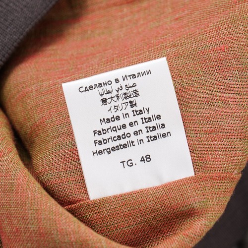 Finamore Napoli Unlined Extrafine Linen Bomber Jacket S/M (Eu 48) NWT Olive - Picture 8 of 8