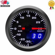 52mm 7 Colors Led Car Turbo Boost Gauge Psi Meter Analogdigital Dual Display