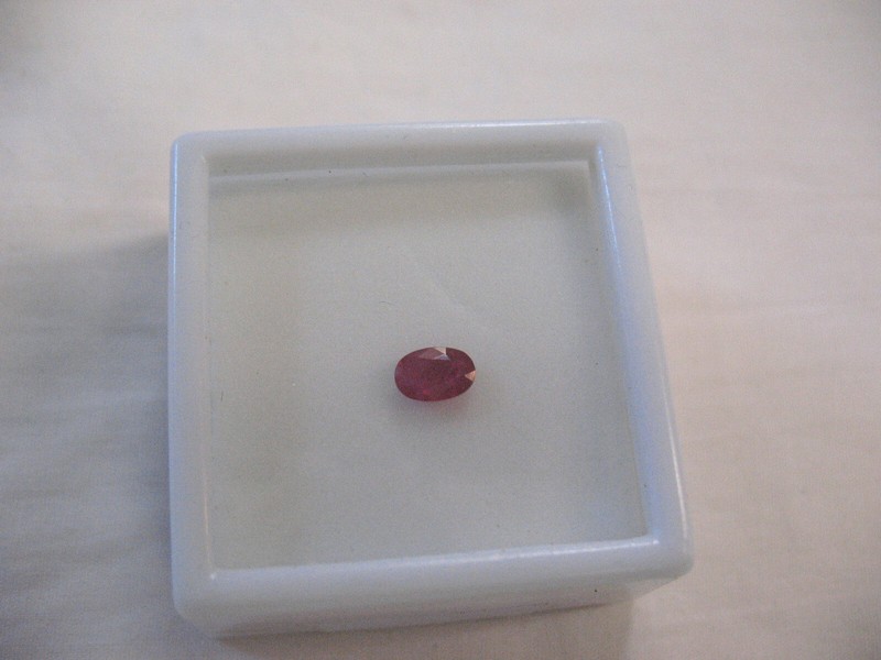 L@@K! 0.40 ct Faceted Burma Ruby Gemstone for Making Jewelry, Rings 20% off