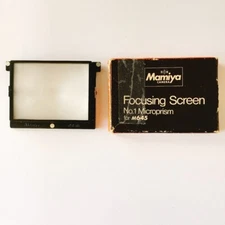 【MINT】MAMIYA Focusing Screen No.1 Microprism Type for M645 in genuine Box