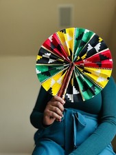African Fabric Fan