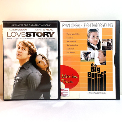 LOVE STORY / THE BIG BOUNCE (DVD) Ryan O'Neal - Drama Romance