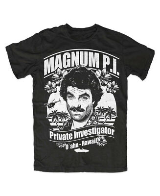 Magnum P.I. T-shirt  Tom Selleck,TV Hawaii , Island Hoppers,Aloha,80er,Kult