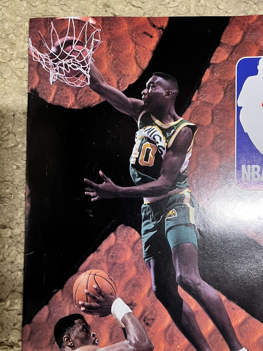 1990s NBA Basketball Poster 28x22 NBA Shaquille Bird Stockton