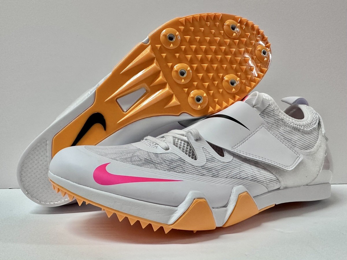 NIKE POLE VAULT ELITE WHITE HYPER PINK ORANGE AA1204-101  display picture 2