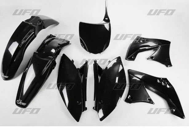 Kit plastique UFO motocross Kawasaki KX-F 250 2009 - 2012 noir - Photo 1/1