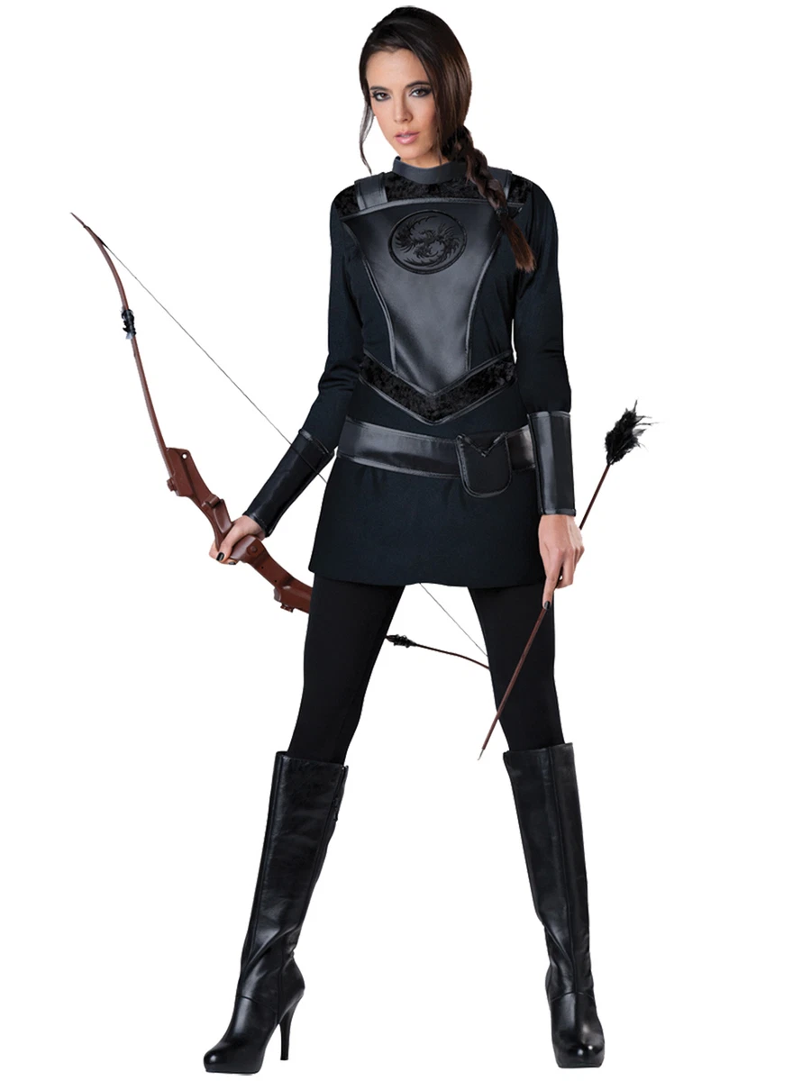 Warrior Huntress Adult Womens Costume Everdeen Katniss Hunger