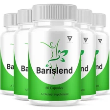 (5 Pack) Barislend Capsules Bari Slend Maximum Strength Reviews (300 Capsules)