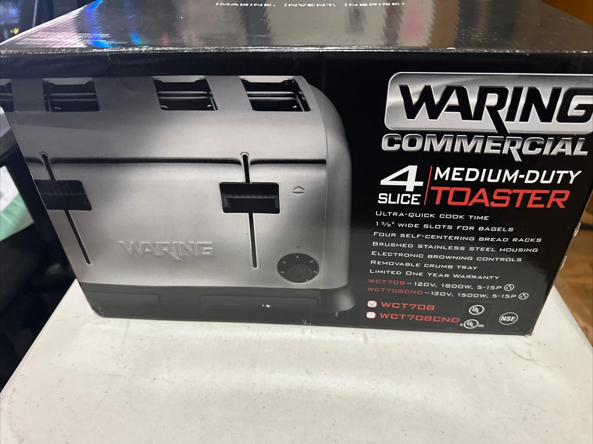 Waring WCT708 4 Slice Commercial Toaster