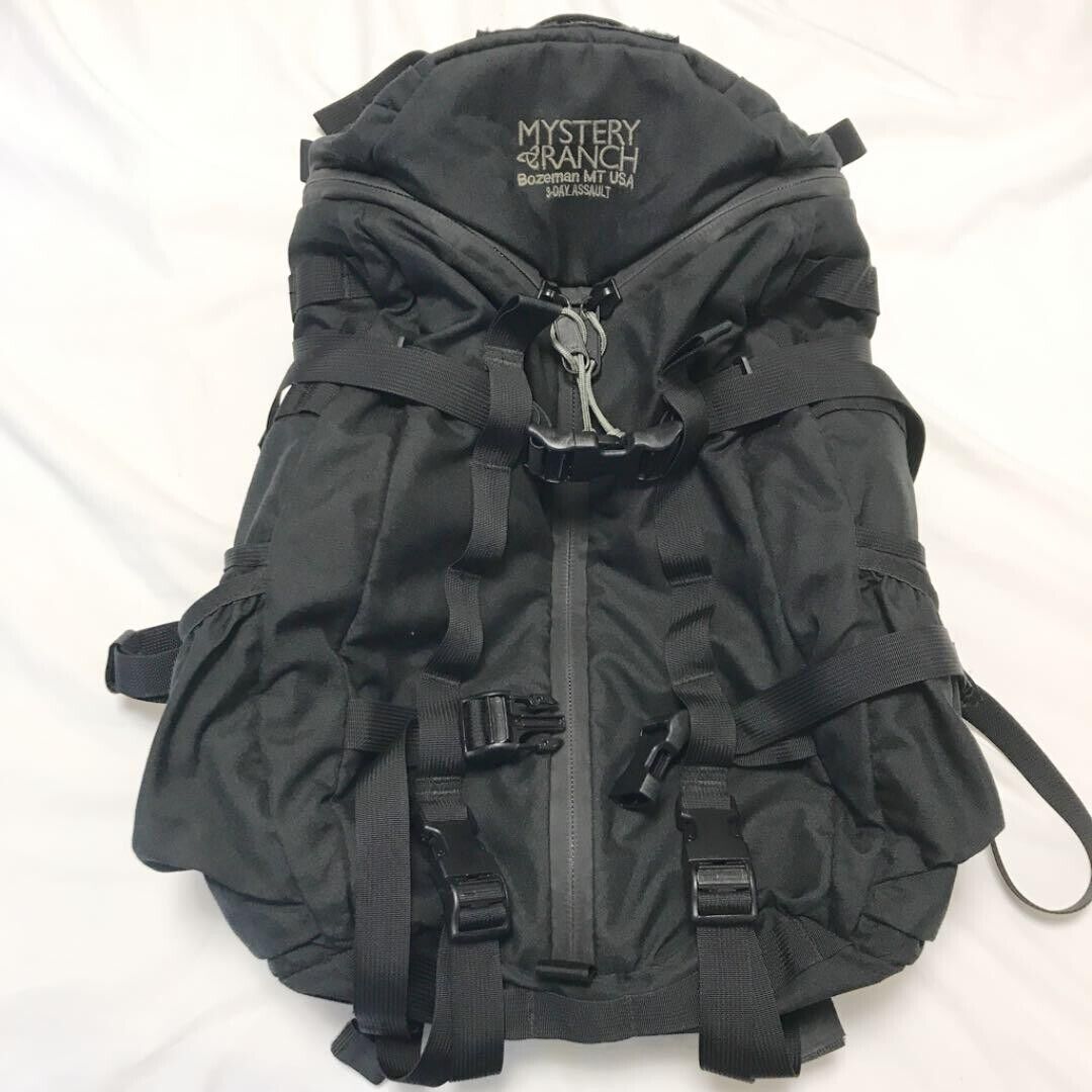 Made In USA MYSTERY RANCH 3DAY ASSAULT Size M 33L Black Backpack Older model