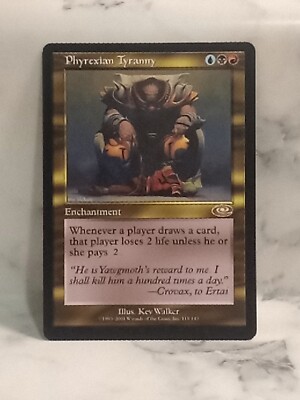 planeshift mtg card list MTG Phyrexian Tyranny, Rare, The LIst - Planeshift, Grixis Magic The  Gathering