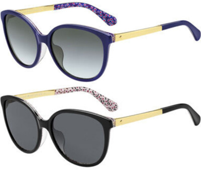 Kate Spade Karlena Rounded Cate Eye Sunglasses Kate Spade Karlena 2NLHA Round Cat Eye Sunglasses Havana  main image 3