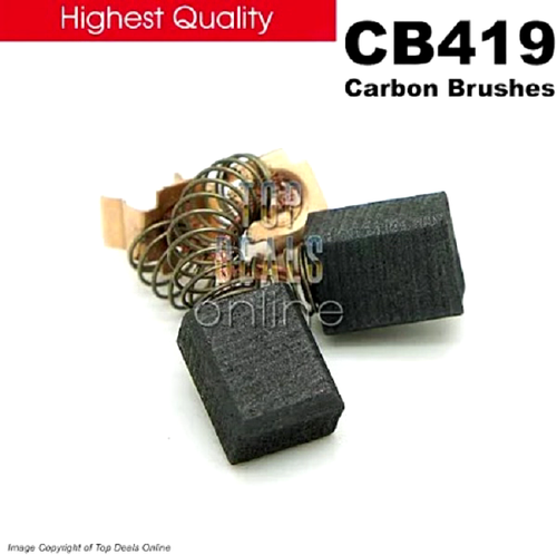 2x Makita CB419 Carbon Brushes for DP4010,6823N,HR2453,HR2440,FS4000 - Picture 3 of 3