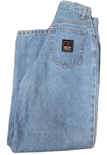 NWOT Vintage BOY LONDON Children's Size 6 Button Fly Straight Leg Jeans Blue - Picture 4 of 4