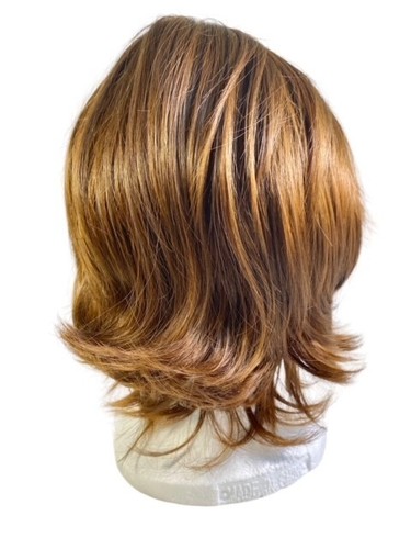 Wig Layered Synthetic Hair Shag Style Warm Reddish Brown Average Unbranded NEW - 第 5/11 張圖片