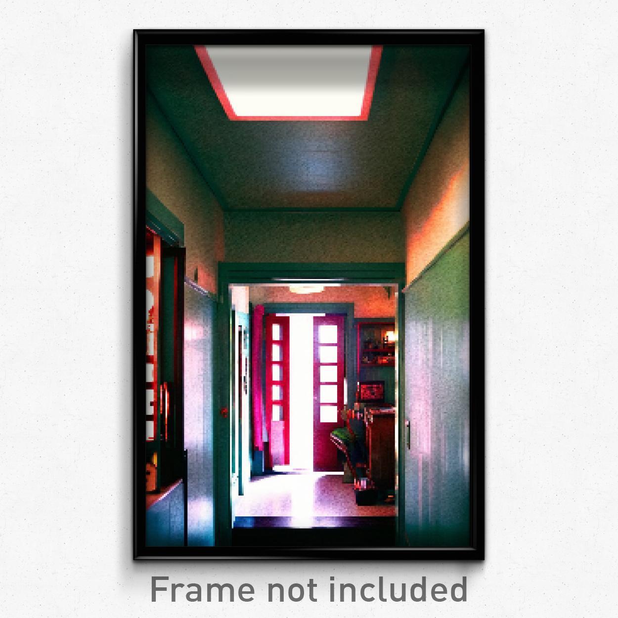 8-Bit Psychedelic Pixel Art Poster - Trippy Quaint Room Video Game Print