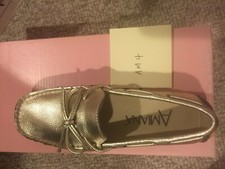 Amiana Toddler/Little Kid 15/A0460 Moccasin Gold 32 EU US Little Kid 1 M