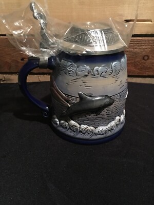 Bierkrug Beer Stein - The Beyer Wild Life Ocean Scene - with Box