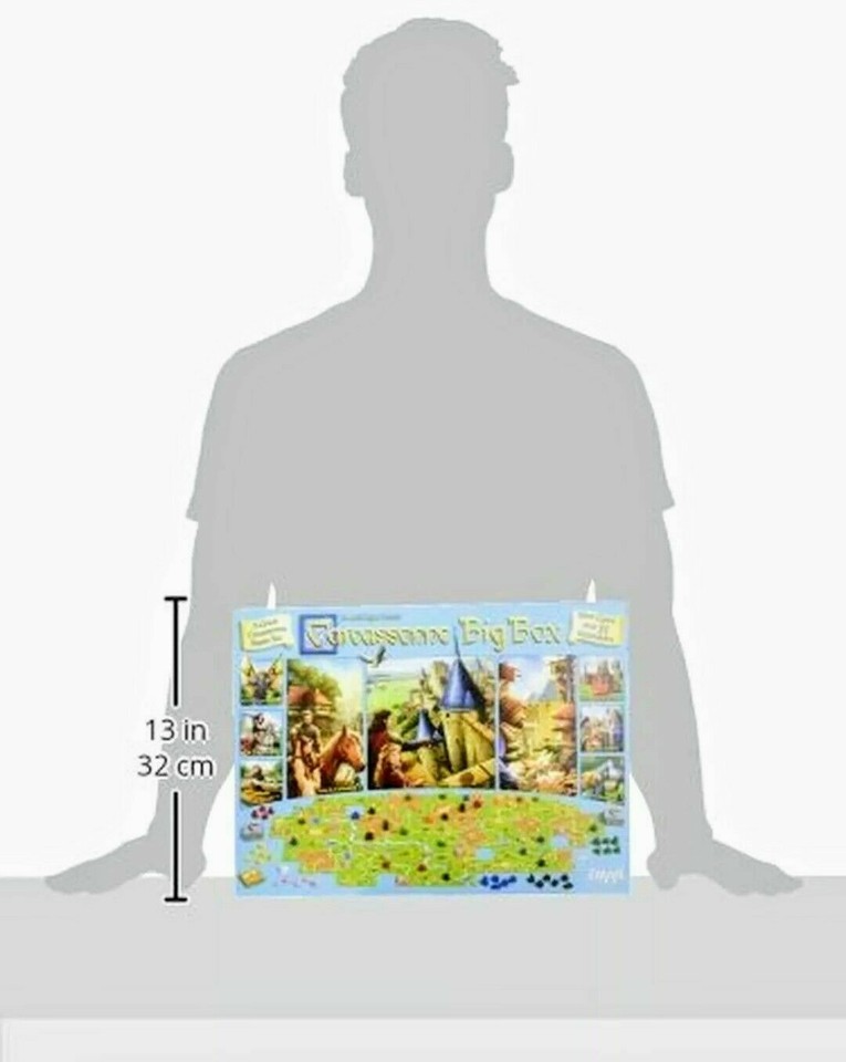 Carcassonne Big Box 2017 NEW basegame + 11 expansions = HOURS OF FUN