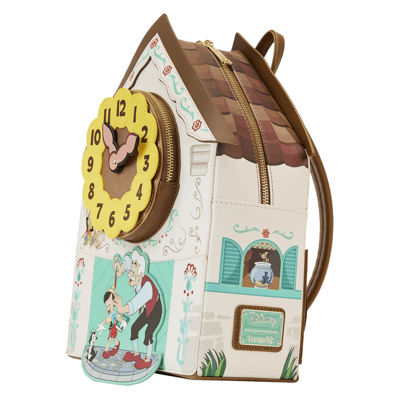 Loungefly WonderCon Exclusive Pinocchio Cuckoo Clock Mini Backpack