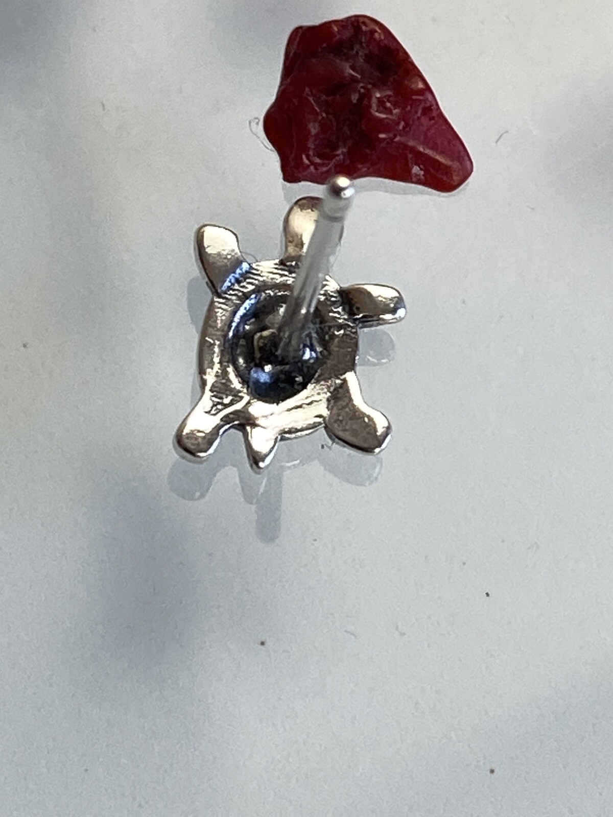 New Sterling 925 Solid Silver Turtle Stud Earring… - image 11