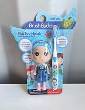 SEALED Brush Buddies MERMAID Toothbrush KIDS Sparkle DOLL With CLOTHES Soft