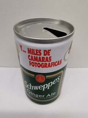 Schweppes Ginger Ale Dose Spanien leer 80er Jahre 1989 Vintage 0,33l -14