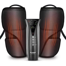 FIT KING Leg Massager for Circulation Calf Massager with Heat 3 Modes 3 Intense