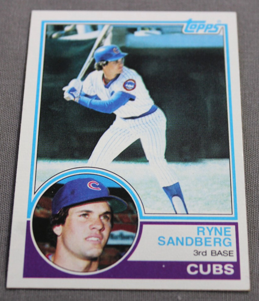 Ryne Sandberg ~ 1983 Topps Baseball Card #83 ~ HOF Cubs ~ NM Or Better