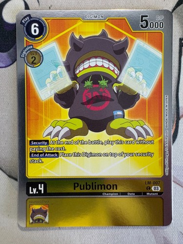 Publimon Foil Digimon TCG DG20