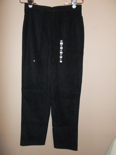 NWT Norton McNaughton Womens Size 8 Moleskin Black Pants - Picture 3 of 6