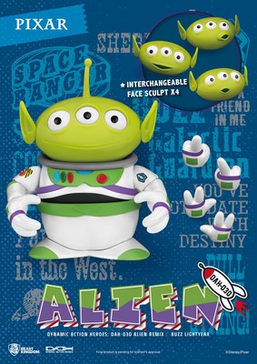 Beast Kingdom Disney DAH-030 TOY STORY Alien Remix Buzz Lightyear（Diorama Stage)