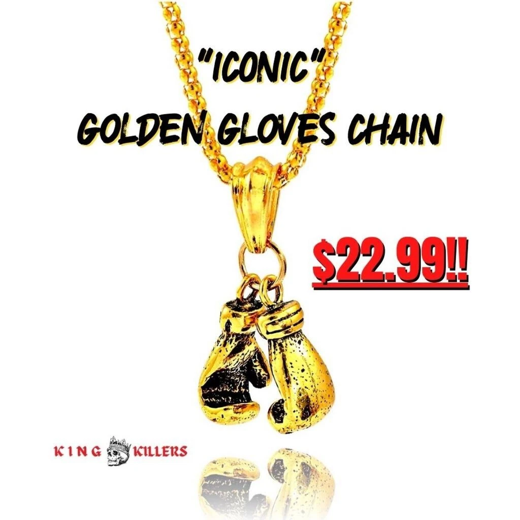 Golden clearance glove chain