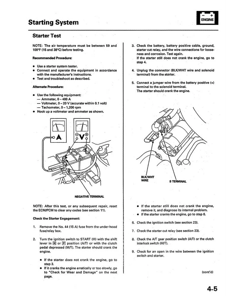 1997 1998 1999 Honda CR-V CRV Shop Service Repair Manual - Image 3 of 4