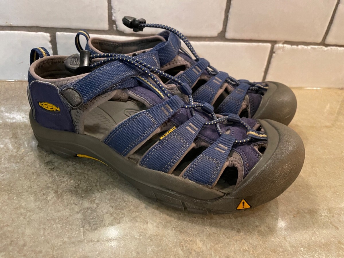 KEEN Newport H2 Blue Sandals Size Big Kid Blue Depths/Gargoyle