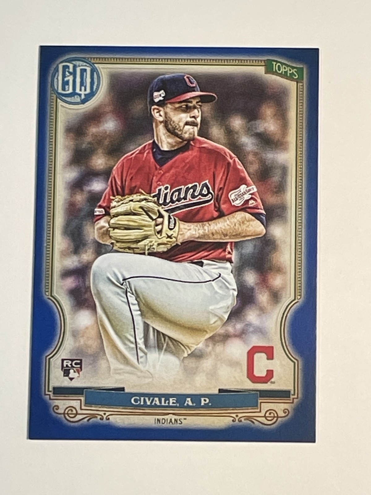2020 Topps Gypsy Queen #232 Aaron Civale Blue RC   SN150