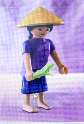 Playmobil,ORIENTAL WOMAN,RICE LADY,Series #10 Figure,DISCONTINUED