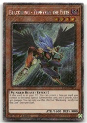 Blackwing - Zephyros the Elite RA04-EN145 Platinum Secret Rare