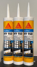 3 tubes Sikaflex HY 150 Hybrid Sealant Elastomeric MEDIUM BRONZE 10.1 oz