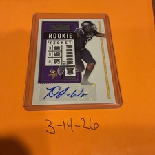 2020 Panini Contenders Rookie Ticket D.J. Wonnum Autograph No.252 Vikings