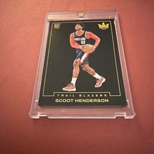 2023-24 Panini Court Kings Scoot Henderson Blank Slate SSP Rookie Blazers RC