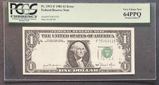 *AWESOME* $1 1981 FRN 