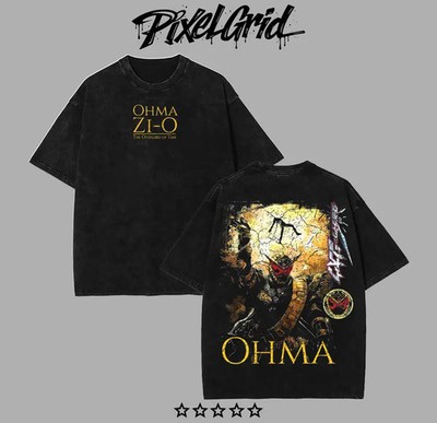 Retro Kamen Rider Ohma Zio Graphic Tee Streetwear T-Shirt